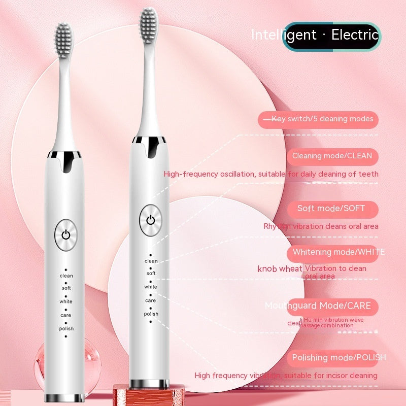 Electric Toothbrush Rechargeable Waterproof